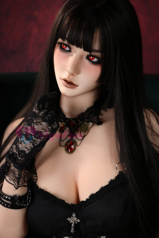 US In Stock - 164cm/5ft5 H-Cup Silicone Head Chinese Sex Doll SG6 Natural