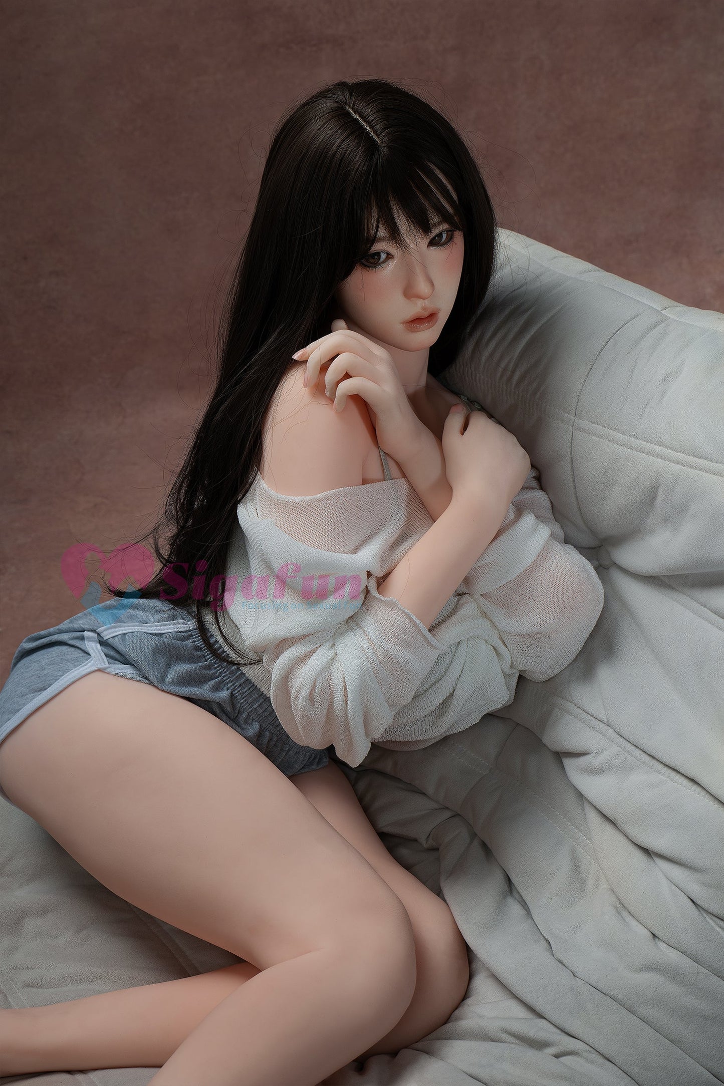 US In Stock - 159cm/5ft3 E-Cup Silicone Head Sex Doll - SG5 Natural