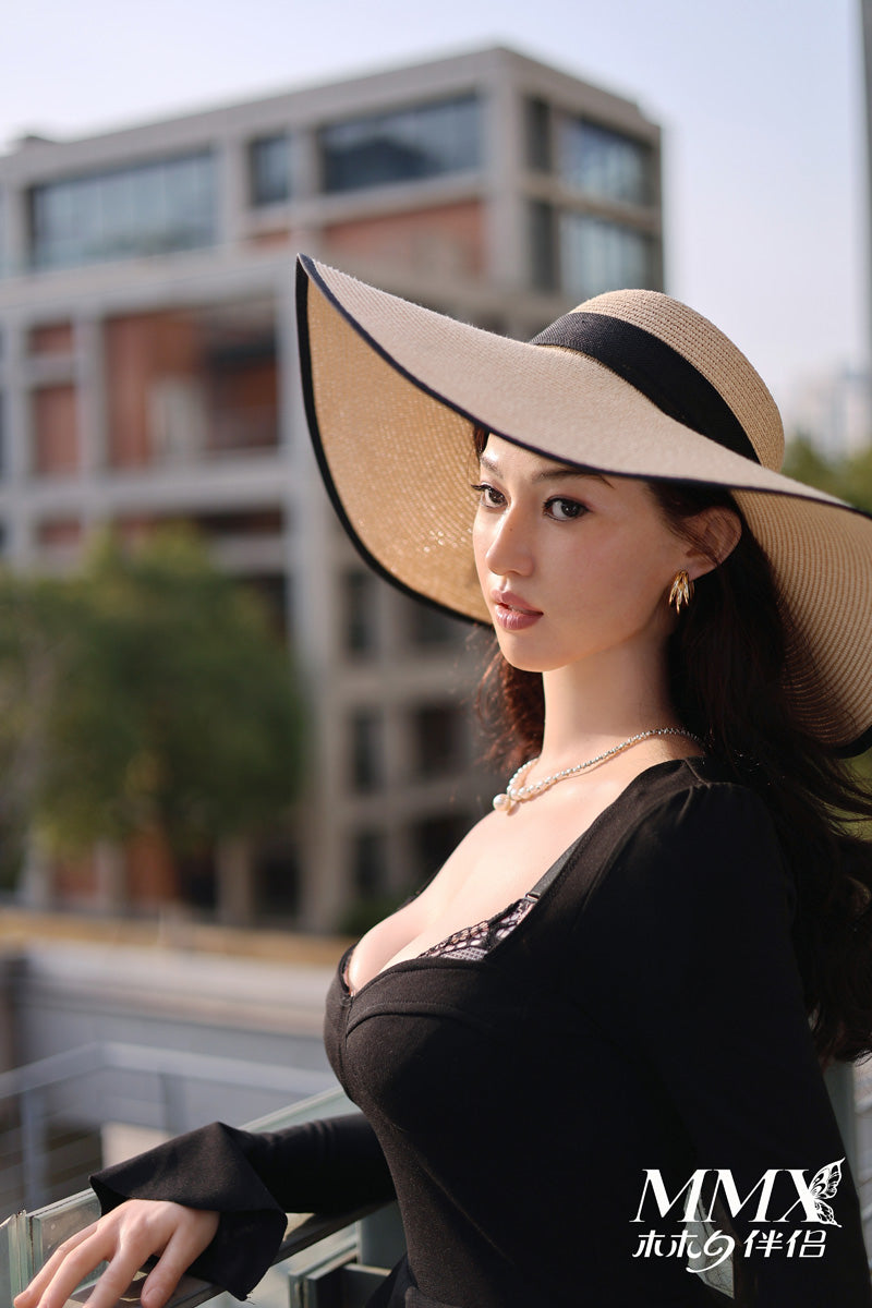 165cm/5ft5 G-Cup Full Silicone Chinese Sex Doll - Mengfei ROS Head