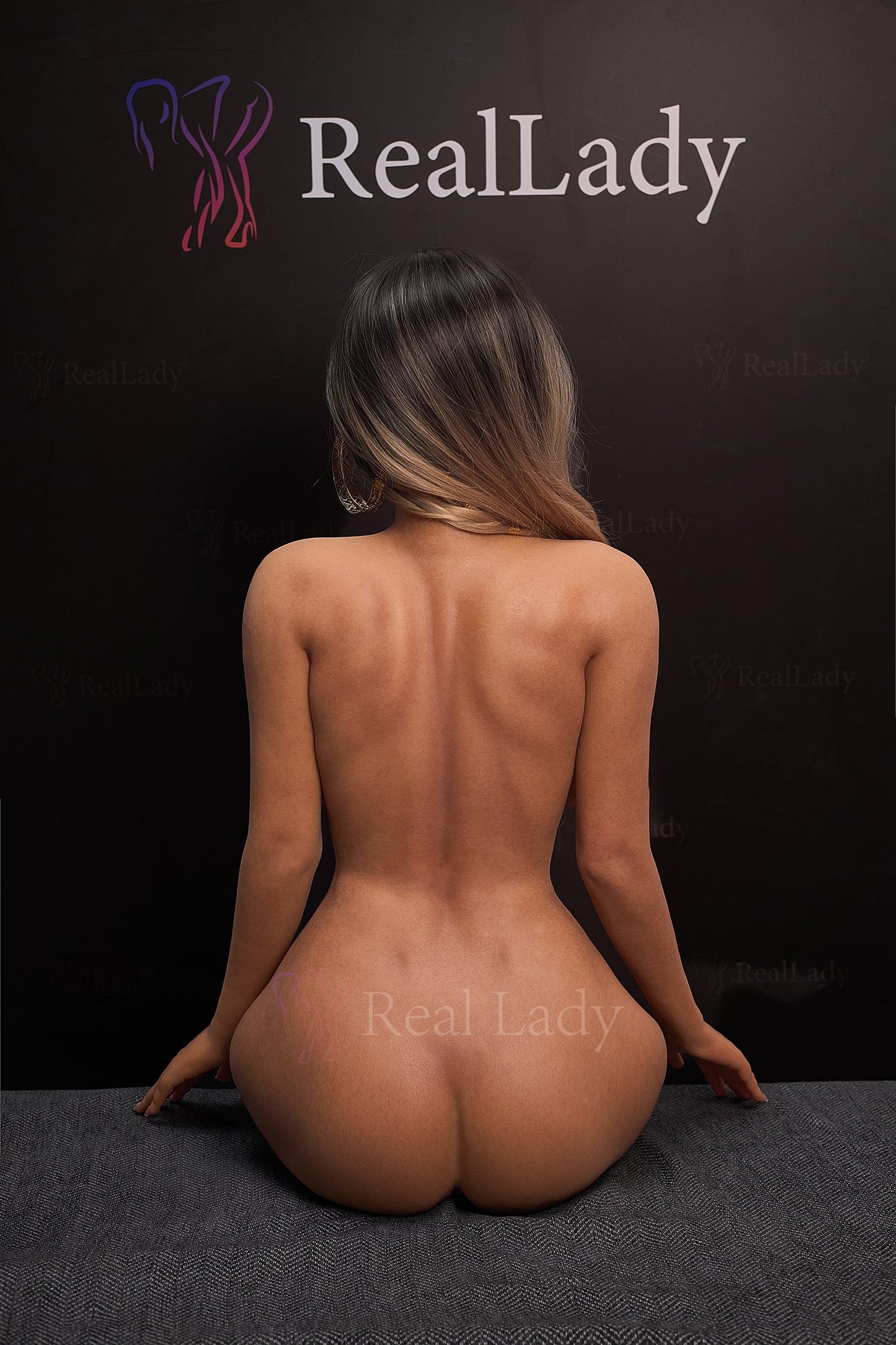 159cm/5ft3 H-cup Beautiful Huge Breast Silicone Sex Doll - R9 ROS MAX Dark Tanned