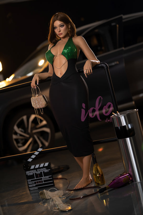 EU In Stock - 167cm/5ft6 F cup Tanned Skin European Silicone Sex Doll ID1-T