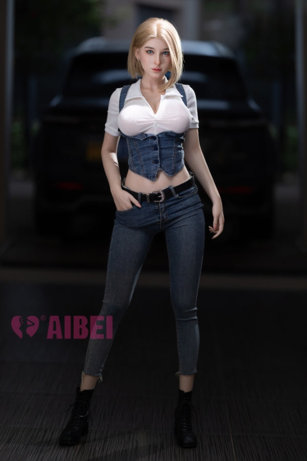 US In Stock - 167cm/5ft6 E-Cup Big Breast Silicone Sex Doll #AB12