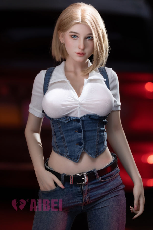 EU In Stock - 167cm/5ft6 E-Cup Big Breast Silicone Sex Doll #AB12