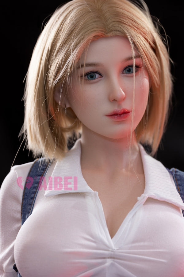 EU In Stock - 167cm/5ft6 E-Cup Big Breast Silicone Sex Doll #AB12