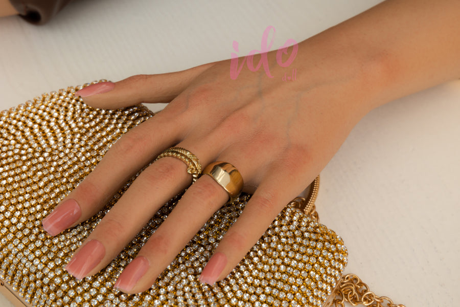 EU In Stock - 165cm/5ft5 D-cup Tanned Skin European Silicone Sex Doll D cup ID4(S)-1 ROS Head