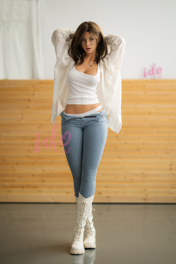 170cm/5ft7 D-cup Tanned Skin European Silicone BBW Sex Doll ID3(S)-1 ROS Head