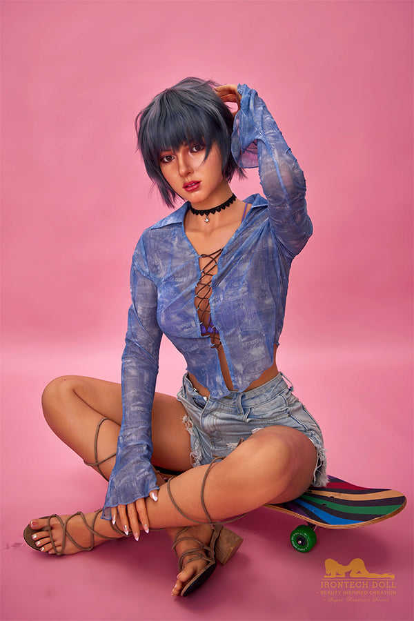 168cm/5ft6 B-Cup Tall Real Full Silicone Sex Doll - Tanned S29  Fenny