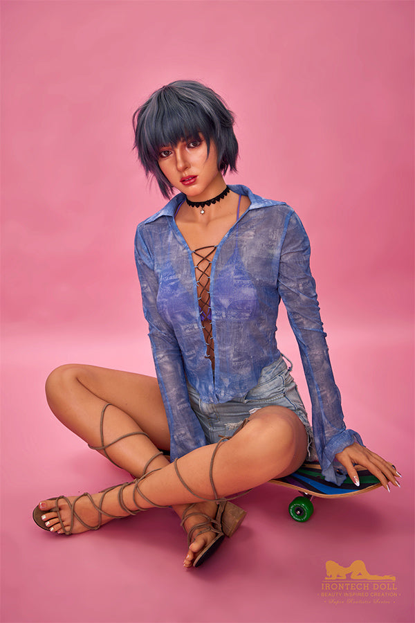 168cm/5ft6 B-Cup Tall Real Full Silicone Sex Doll - Tanned S29  Fenny