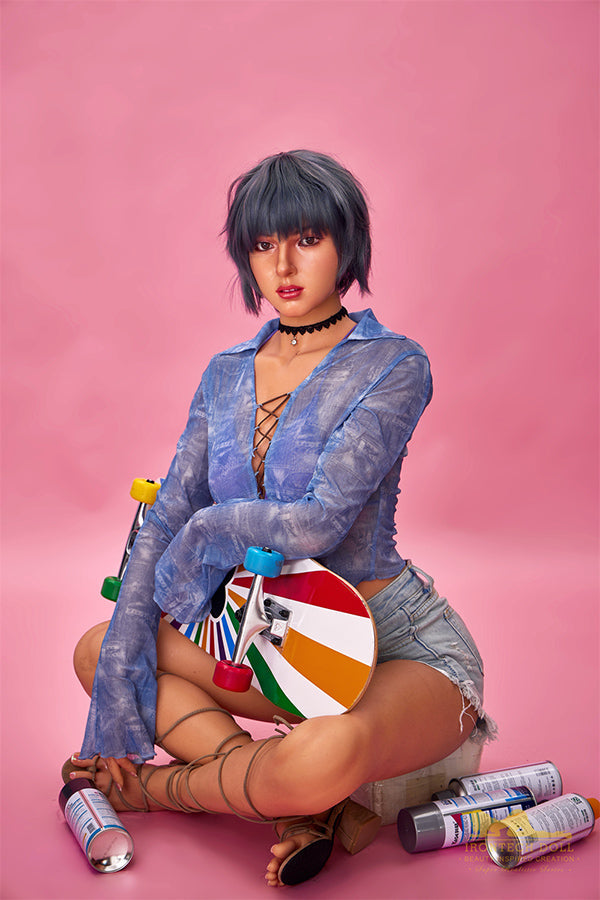 168cm/5ft6 B-Cup Tall Real Full Silicone Sex Doll - Tanned S29  Fenny