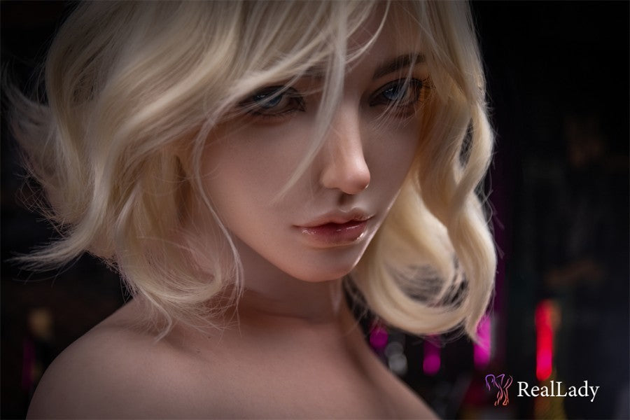 170cm/5ft7 D-Cup Tall Blond Hair Real Lady Realistic Silicone Sex Doll - S41 Joline