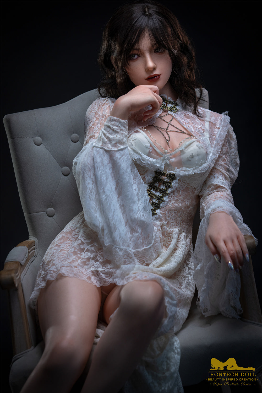 163cm/5ft4 C-Cup Bubble Butt Full Silicone Love Doll with S36 Head