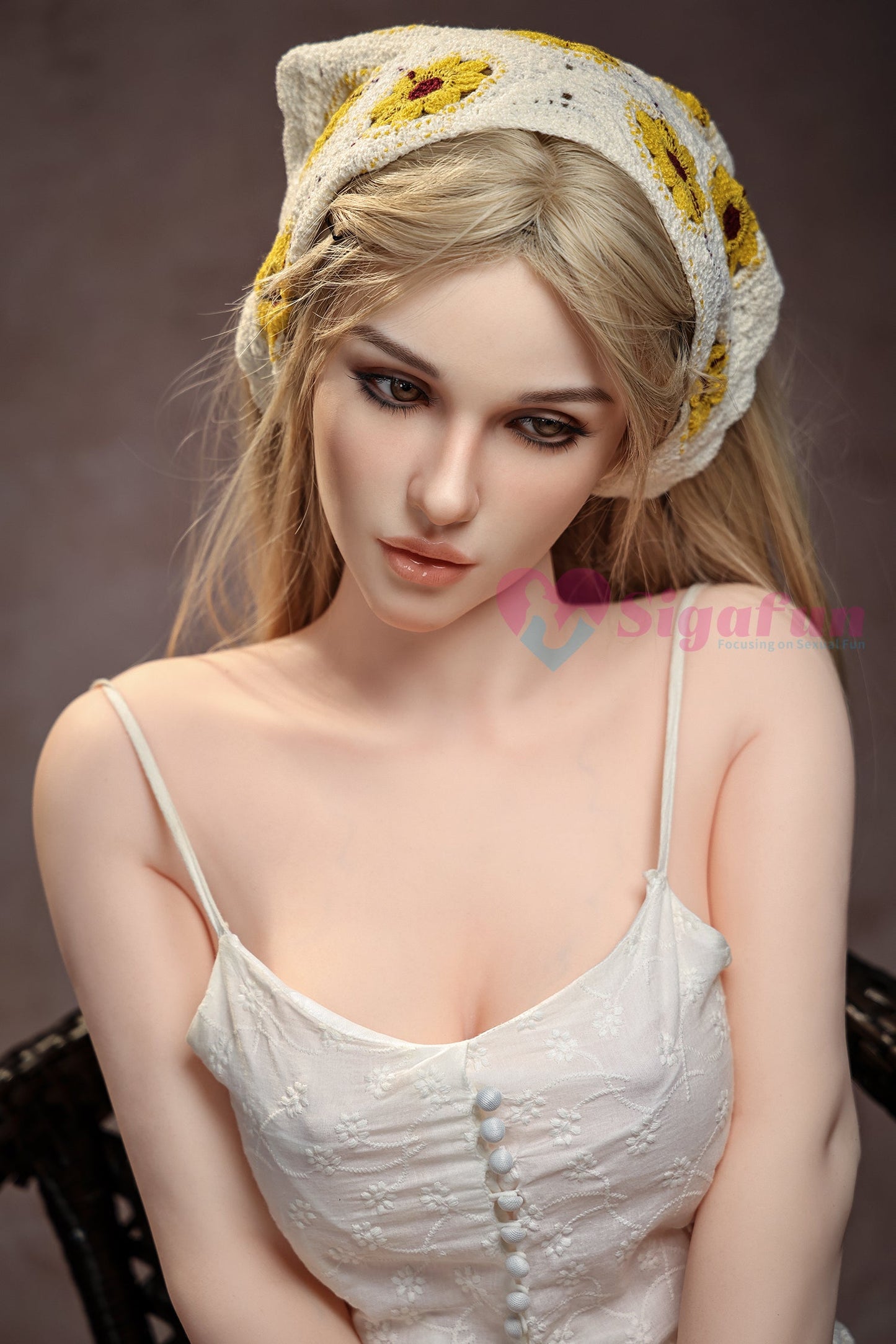 US In Stock - 163cm/5ft4 C-Cup Silicone Head Blonde Sex Doll SG2 - Cecily Natural