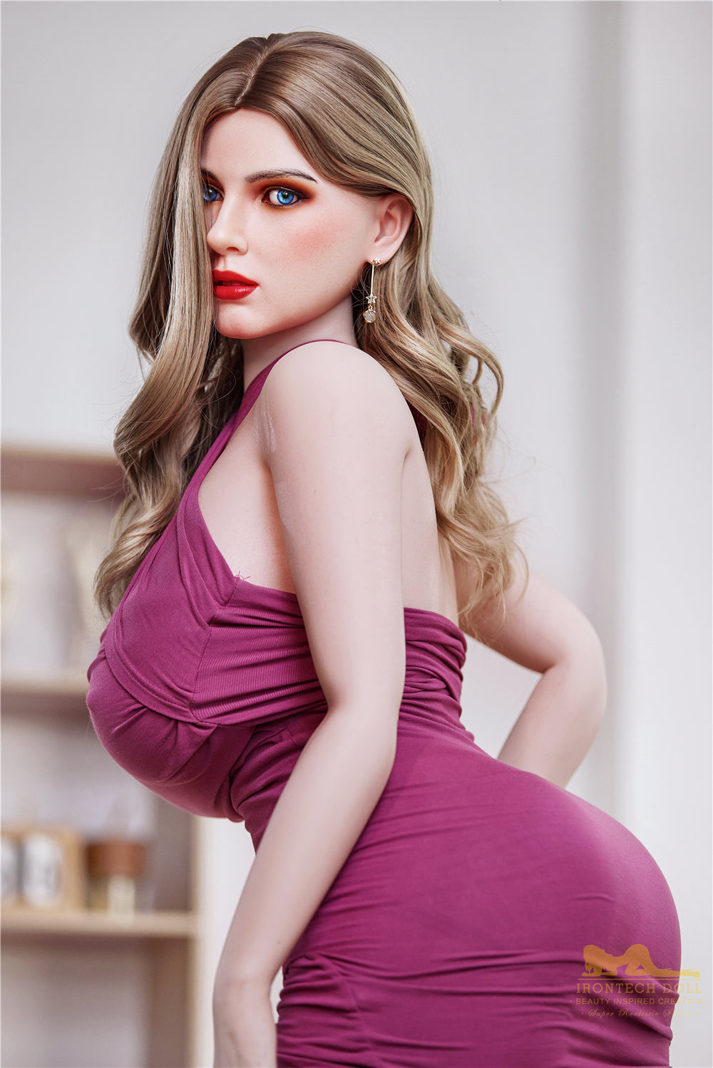 162cm/5ft4 I-cup Bubble Butt Big Boobs Fair Skin Silicone Sex Doll – S29 Fenny