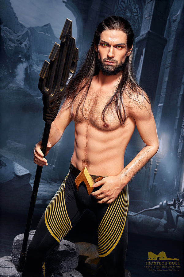 170cm/5ft7 Male Aqua man Realistic Silicone Sex Doll - M5 Thomas Tanned