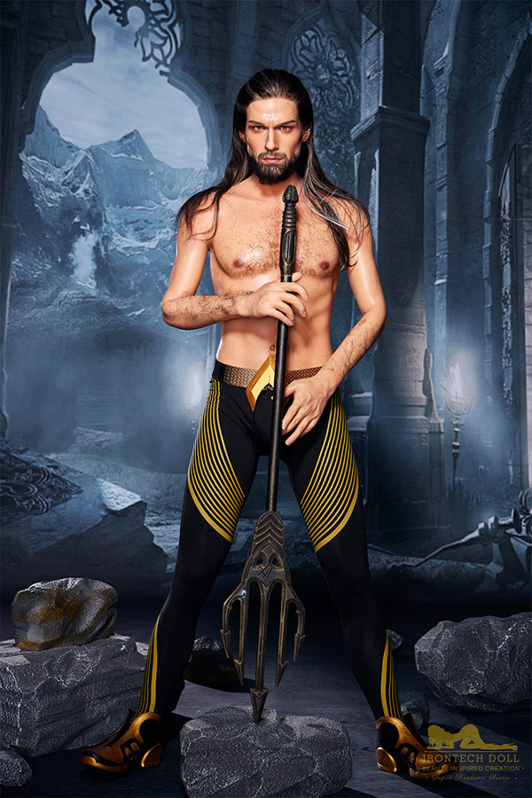170cm/5ft7 Male Aqua man Realistic Silicone Sex Doll - M5 Thomas Tanned