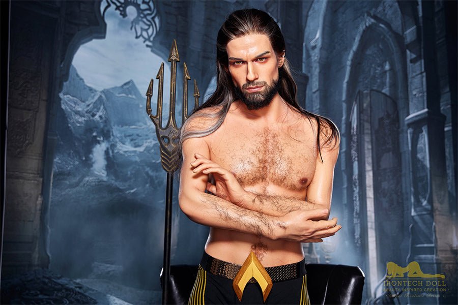 170cm/5ft7 Male Aqua man Realistic Silicone Sex Doll - M5 Thomas Tanned