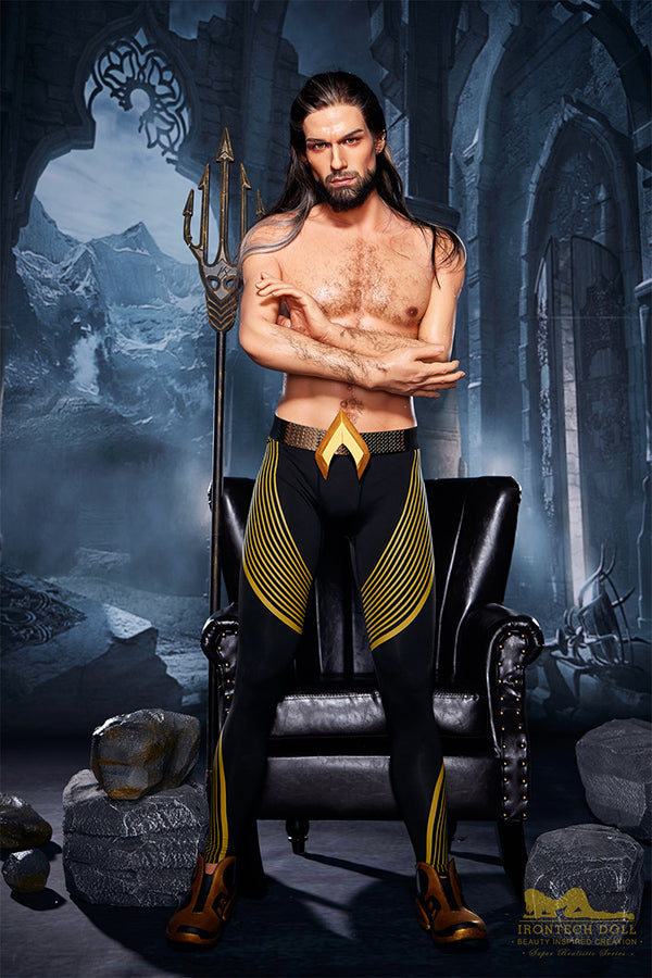 170cm/5ft7 Male Aqua man Realistic Silicone Sex Doll - M5 Thomas Tanned