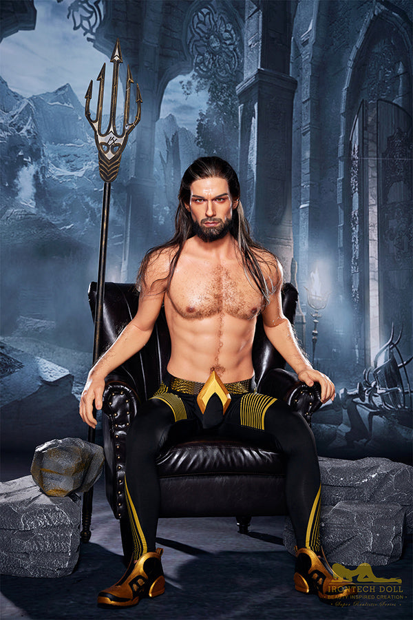 170cm/5ft7 Male Aqua man Realistic Silicone Sex Doll - M5 Thomas Tanned