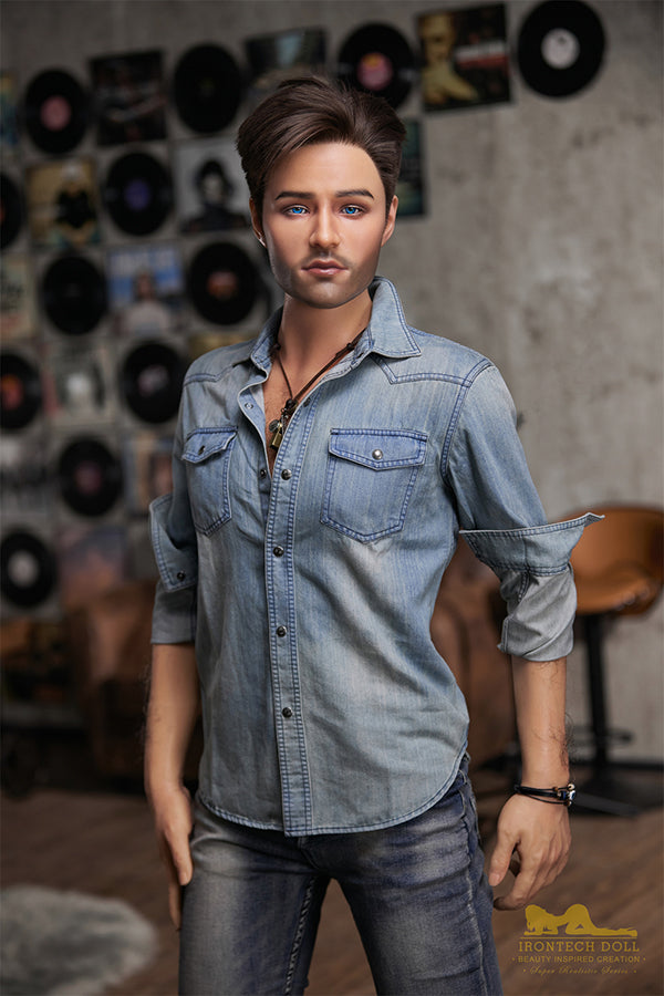 170cm/5ft7 Realistic Male Gay Silicone Sex Doll - M4 Tanned