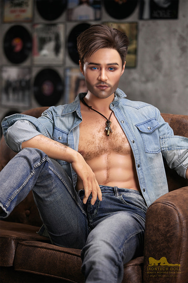 170cm/5ft7 Realistic Male Gay Silicone Sex Doll - M4 Tanned