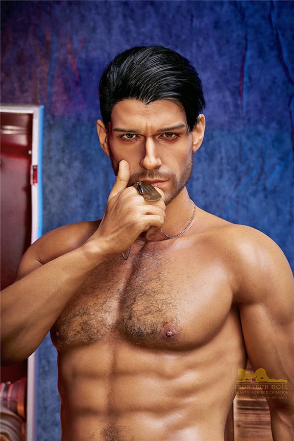 176cm Drew Mature Muscular Male Full Silicone Sex Doll