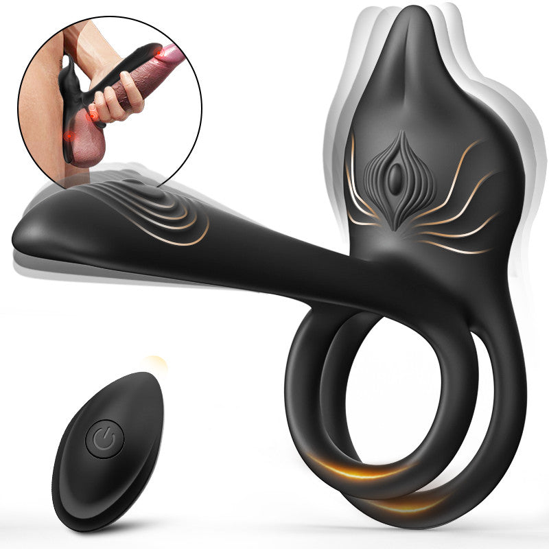 3-in-1 Penisring-Vibrator, 10 Vibration G-Punkt und Klitoris-Stimulato BKC 3-in-1 Penisring-Vibrator, 10 Vibration G-Punkt und Klitoris-Stimulato BKC