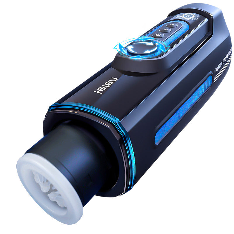 【+Free Lube!!】Leten-X9 IV Upgraded Retractable & Beheizte & Akustische Kombination Männlicher Masturbator