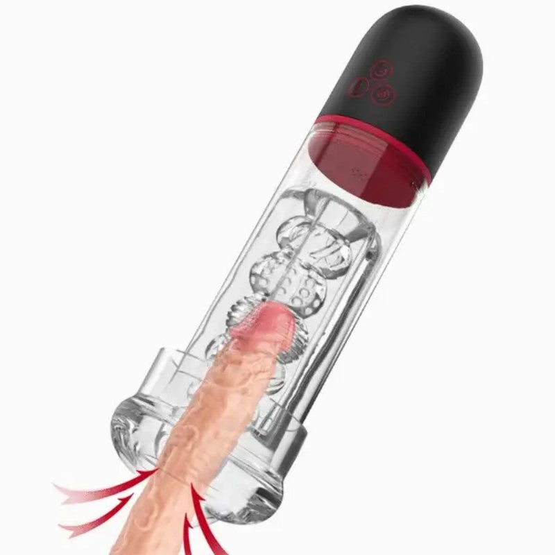 2 IN1 9 Vibration 3 Saugmodi Penispumpe S-HANDE BKC 2 IN1 9 Vibration 3 Saugmodi Penispumpe S-HANDE BKC