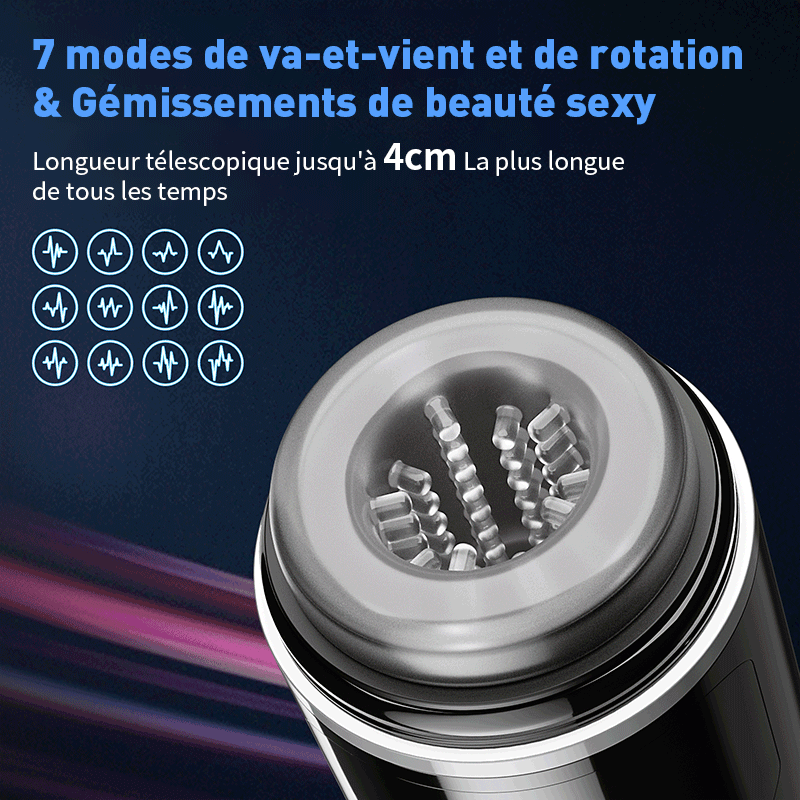 【HOT!】Deepthroat automatischer teleskopdrehunger Masturbator mit Saugnapf