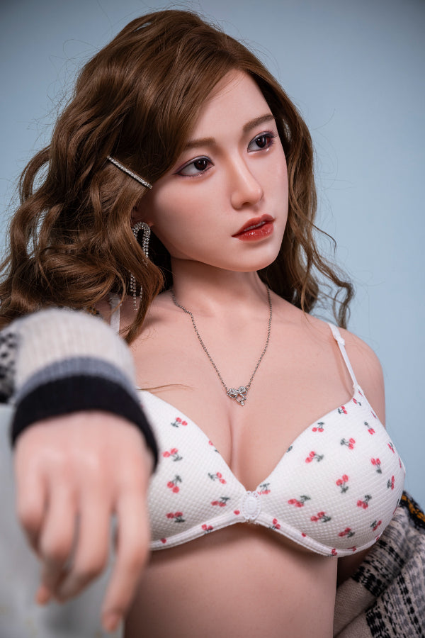 160cm/5ft3 D-cup Silicone Head Sex Doll C40S - Himari