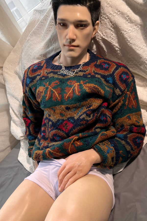 180cm/5ft10 Realistic Male Silicone Sex Doll - Bertin