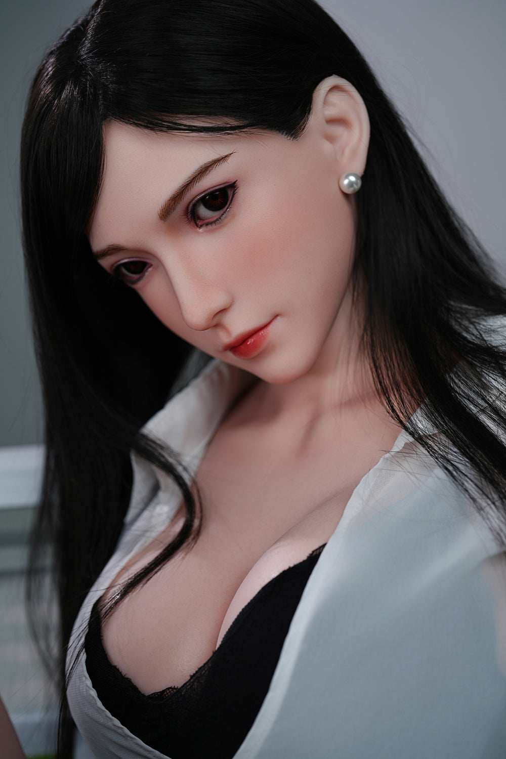 US In Stock - 160cm/5ft3 D-cup Silicone Head Sex Doll C26S -  Tifa