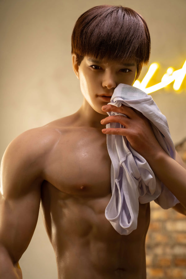 175cm/5ft9 Silicone Head Male Sex Doll - Leonardo