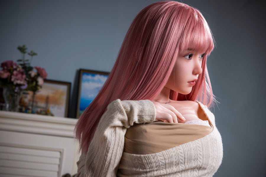 160cm/5ft3 D-cup Silicone Head Asian Sex Doll C39S