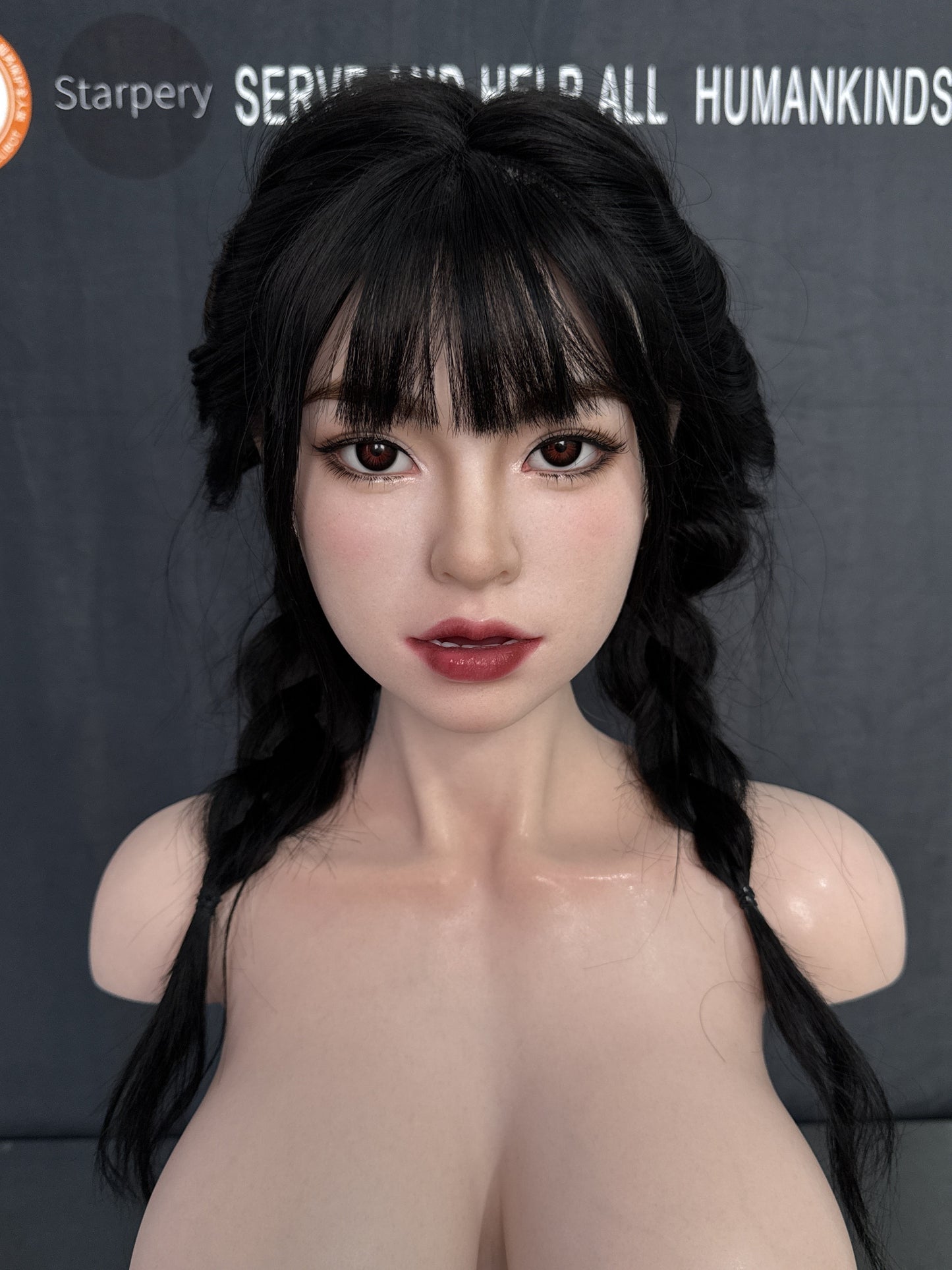 85cm/2ft9 G-cup Chinese Silicone Torso Sex Doll - Barbara