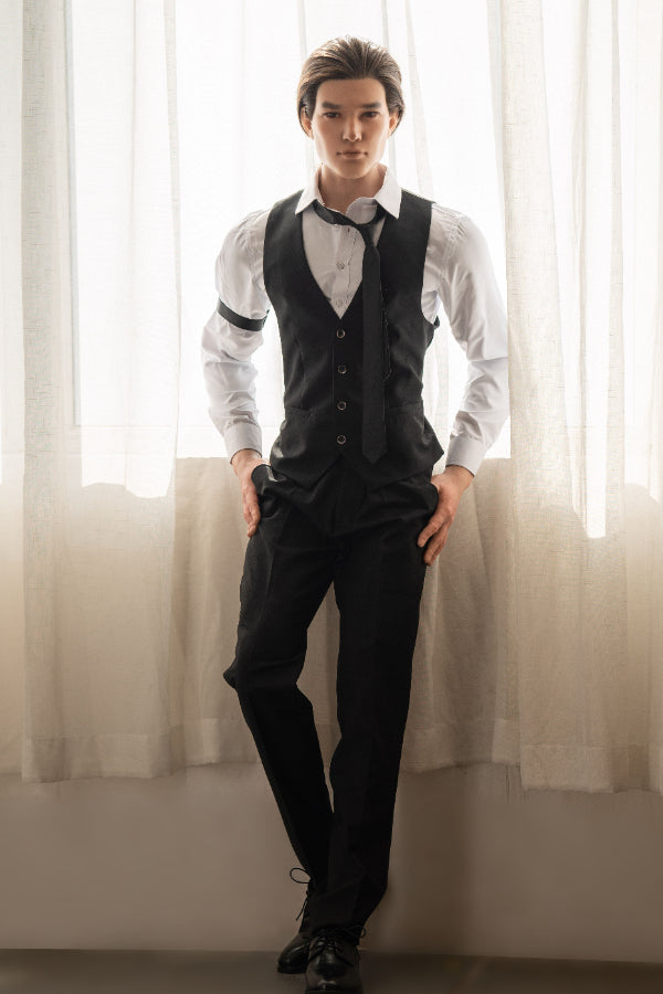 175cm/5ft9 Silicone Head Male Sex Doll - Regan