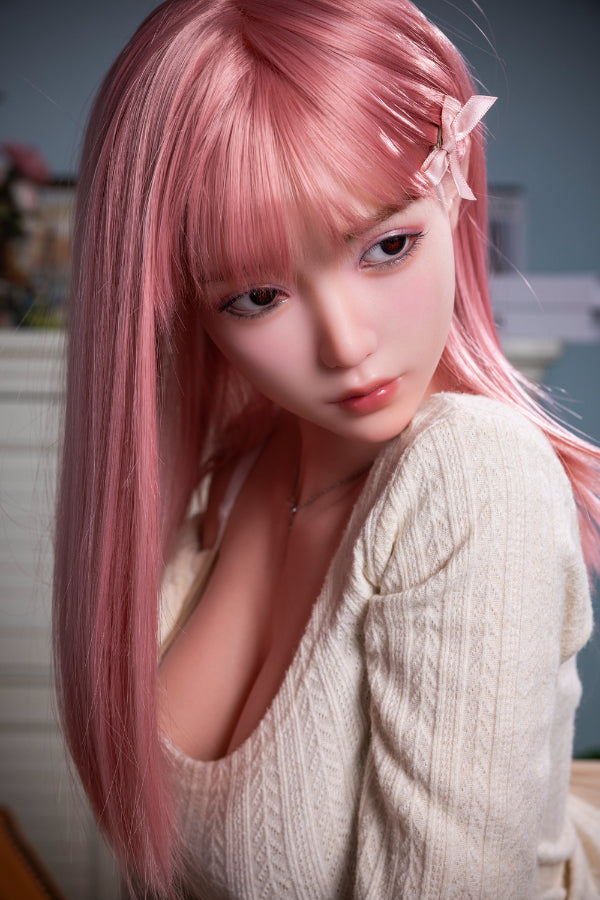 160cm/5ft3 D-cup Silicone Head Asian Sex Doll C39S