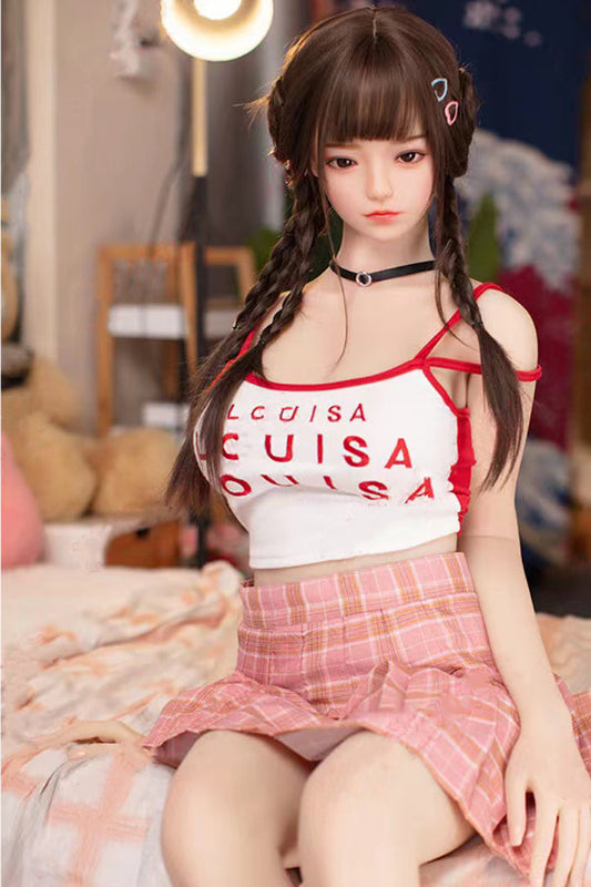 150cm/4ft11 D-cup Silicone Head Sex Doll -  A6 Yui