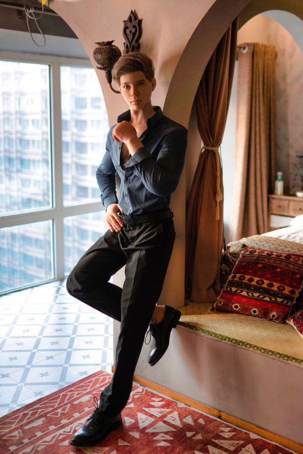 175cm/5ft9 Silicone Head Male Sex Doll - Ronin