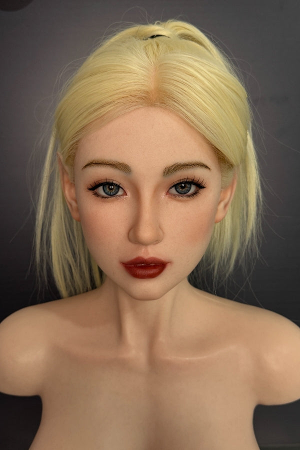 85cm/2ft9 G-cup Blonde Full Silicone Torso Sex Doll - Aurora