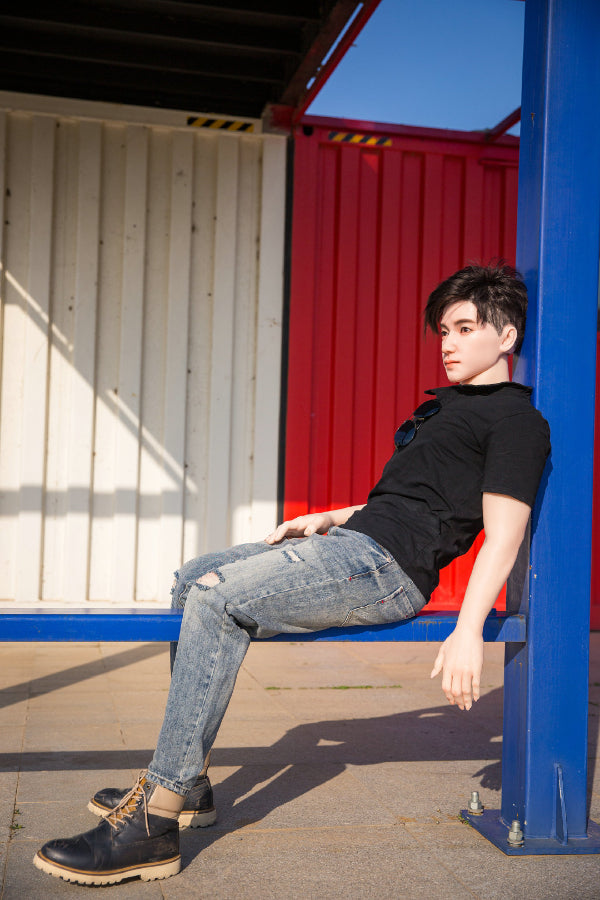 177cm/5ft9 Realistic Male Silicone Sex Doll - QIN