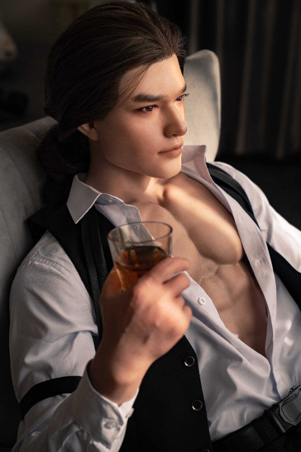 175cm/5ft9 Silicone Head Male Sex Doll - Regan