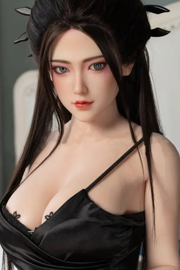 170cm/5ft7 D-cup Japanese Silicone Head Sex Doll - A38 Jisoo