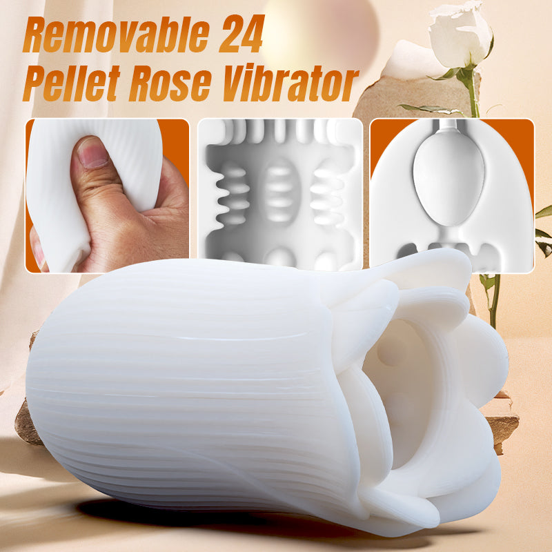 Acmejoy - Robert 2 IN 1 Powerful Vibrating Masturbator Penis Pump with Manual Mode