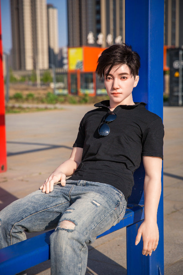 177cm/5ft9 Realistic Male Silicone Sex Doll - QIN