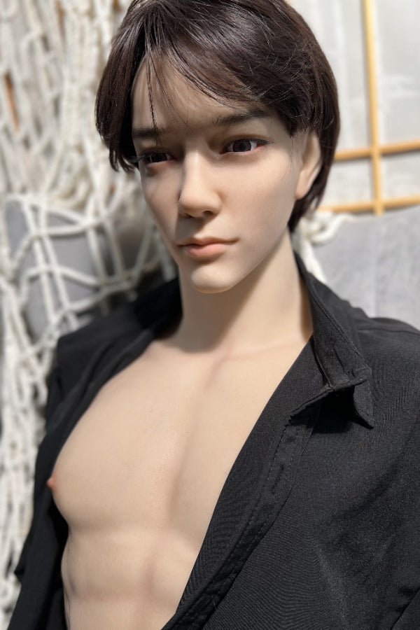 Muscular Silicone Head Male Sex Doll Torso - Kirin