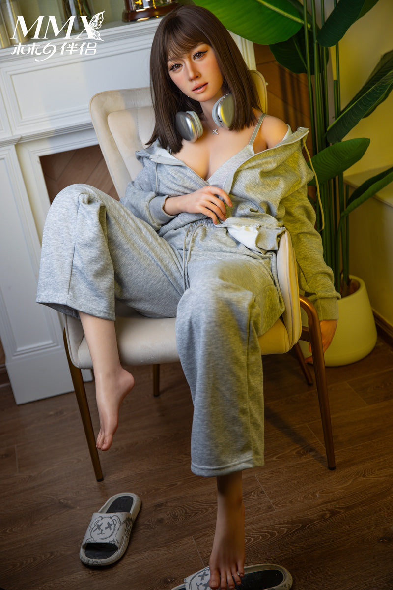 164cm/5ft5 D-Cup Full Silicone Sex Doll - Mengling