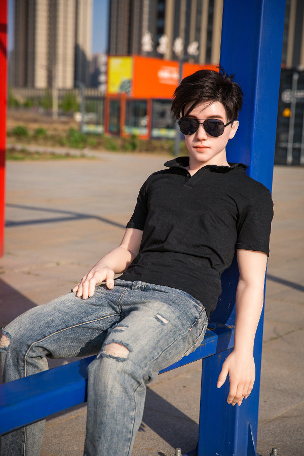 177cm/5ft9 Realistic Male Silicone Sex Doll - QIN