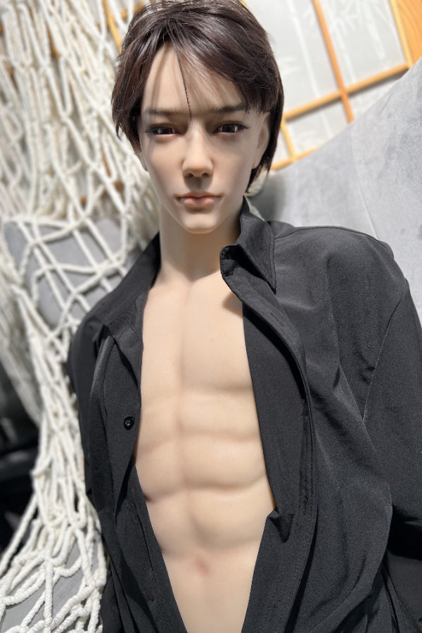 Muscular Silicone Head Male Sex Doll Torso - Kirin