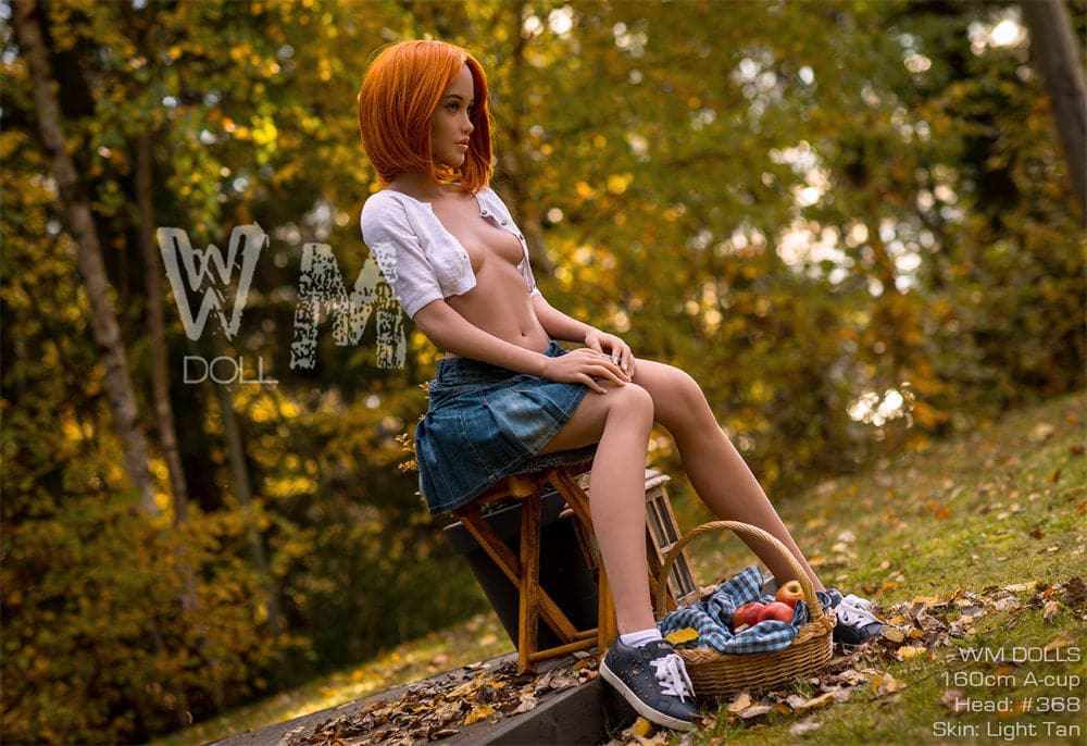 US In Stock - 160cm/5ft3 A-Cup New Small Boobs S-TPE Sex Doll with #368 Head